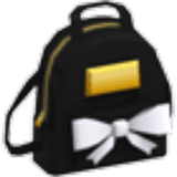 Black Designer Backpack