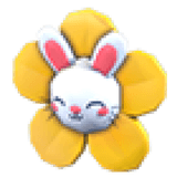 Flower Bunny Clip