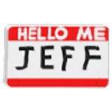 Jeff's Nametag