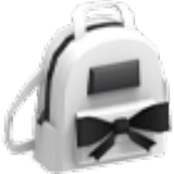 White Designer Backpack